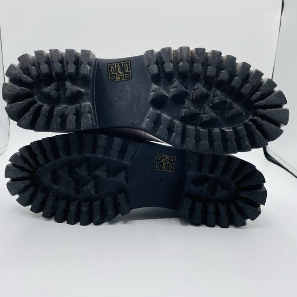 Jeffrey Campbell Cozza Mary Jane Platform Flat Womens 9 White Patent Leather Y2K - Picture 9 of 13